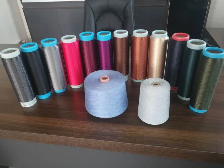 Hiina värvi tekstureeritud lõng polüester Dty süntees